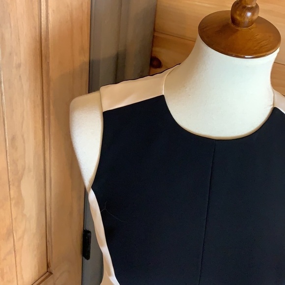 W by Worth off white and black colorblock sleeveless dress Size 0 - Picture 5 of 12